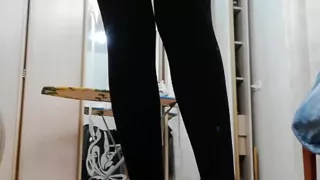 Mistress in stockings humiliates. More than me in tg: legs_olga