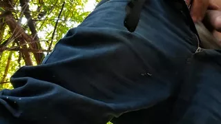 Quickie in the woods