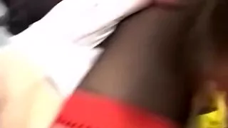 Amateur stepmom targeted by two hard cocks