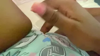 Mastubation before going to rest with a good orgasm ended