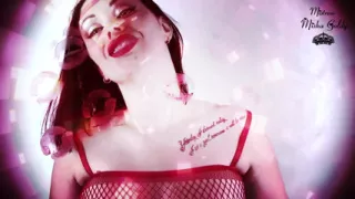 My red kisses on you