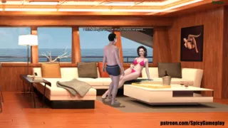 Adventures of Willy D: hot MILF is jerking cock on the yacht ep 4