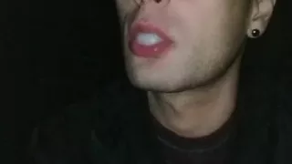 Swallowing Anonymous Cum After Sucking Cock in Totally Dark Outside