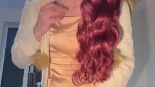 Jess Silk Rides Dildo