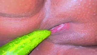 Hot Single Girl Puts Cucumber in Her Pussy, She Want a Boyfriend to Fuck Her - Pussy Destroy Fucking