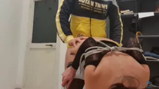 Sex and fire in bondage extreme