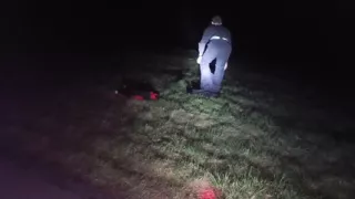 I Strip and Jerk off Outside at Night