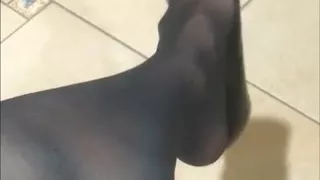 Nyllady Shoeplaying and Dangling in a Furniture Shop