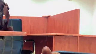 Black Cock Lonely Office Masturbate