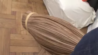 Skinny Brunette Stretched Wide Dripping in Intense Hardcore Pound