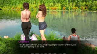 Nursing back to pleasure: two smoking hot girls in bikini by the lake ep 16