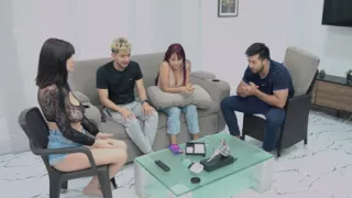 Bi Quartet! College Girl, Amateur Quartet Swingers