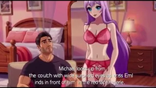 Step daughter wear stepmom lingerie to seduce stepdad