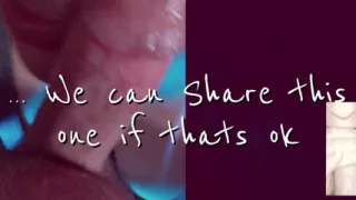 Lets suck a big fat juicy cock together includes extension