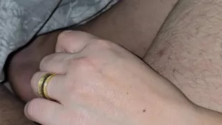 Damn, step son recived a strong and quick handjob from step mom