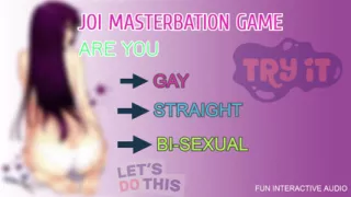 AUDIO ONLY - JOI masturbation game are you straight gay or bi