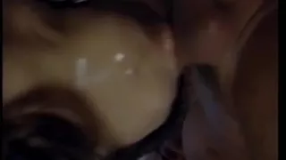 Milf gets finger banged then eaten out on the couch