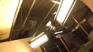 Naughty teen girl has a hot threesome fuck in the living room