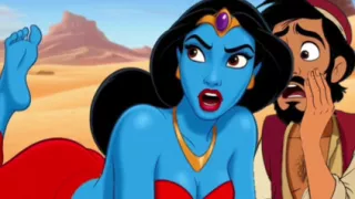 Genie Girl Jerk off Dick to Adaddin. Fairy Tale Story