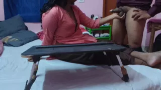 teacher punishes her favourite student with a stick because of naughty tantarum