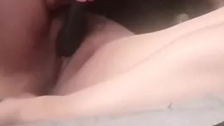 Female masturbation with vibrator