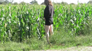 Patricia in Corn Field