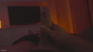 Ejaculation on Stomach of Sporty Guy POV Video