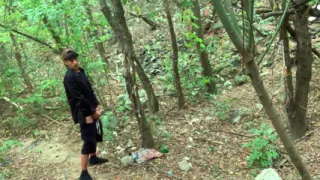 I Jerk and Cum at a Cruising Area, Where Condoms Are on the Tree and Pornmagazines on the Ground