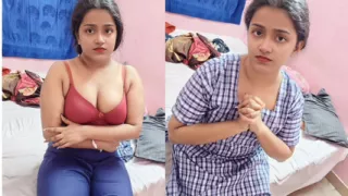 Delhi high school girl has a surprise test and making excuses to her stepbrother for not going to school
