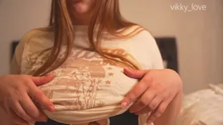 huge natural tits fuck you between my big boobs