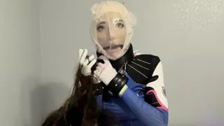 Double Mask Kigurumi Vibrator and Breathplay