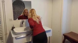 Mature Blonde Wife Enjoys Sex in Between