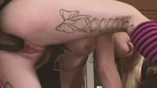 Hard Fuckeds Scene-3_busty Tattooed Blonde Gets a Black Cock in Her Wet Ass