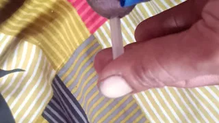 Boy hand job lot of cum