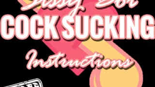 AUDIO ONLY - Sissy boi cock sucking instructions