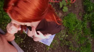 On the street, fucked huge boobs on the street