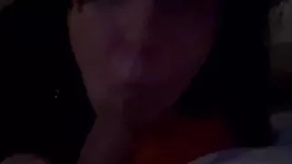 18 Year Old Gives BJ at Night