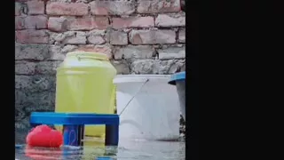 The village woman bathes in the open, undresses, entices everyone