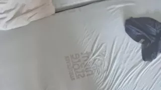 Grandpa Exhibitionist Bedroom Bondage Jerking Messy Belly Cumshot