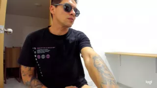 A good handjob watching threesome porn and all my milk out