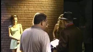 Lucky hunk gets to fuck a hungry blonde and brunette in the bedroom