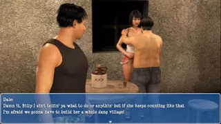 Lily of the valley: married wife is giving a handjob to a stranger in an outdoor place