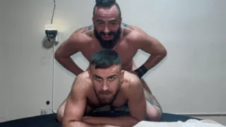Masseur Ended up Stroking My Hard, Hairy Cock, and I Fucked Him Hard Until His Belly Was Full of Cum