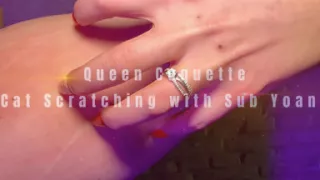 Catgirl Domina Scratches Her Sub - Long Nails Fetish & Scratch Play