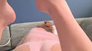 Pussy penetration with moaning happy end