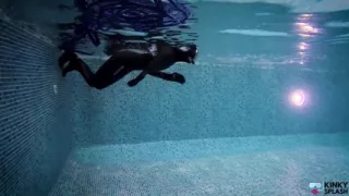 Underwater Giantess Hunts & Claims Her Tiny Prey