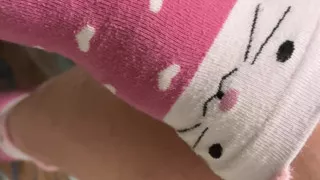Zara Charm: Natural Hairy Striptease & Sock Fetish Session