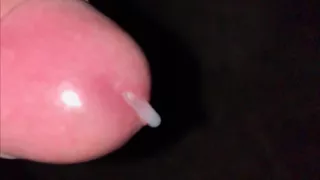 Slow Motion Close up Cumshot and Foreskin Pulling Back and Forth