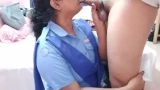 Slutty stepdaughter seduces her step to fuck her in naughty style