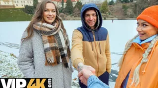 Two Hot Women and One Frozen Man